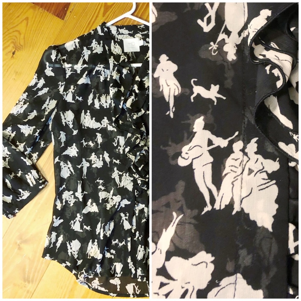 Anthro • HD in Paris Ruffled Picea Blouse • 2